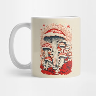 Red Mushrooms Mug